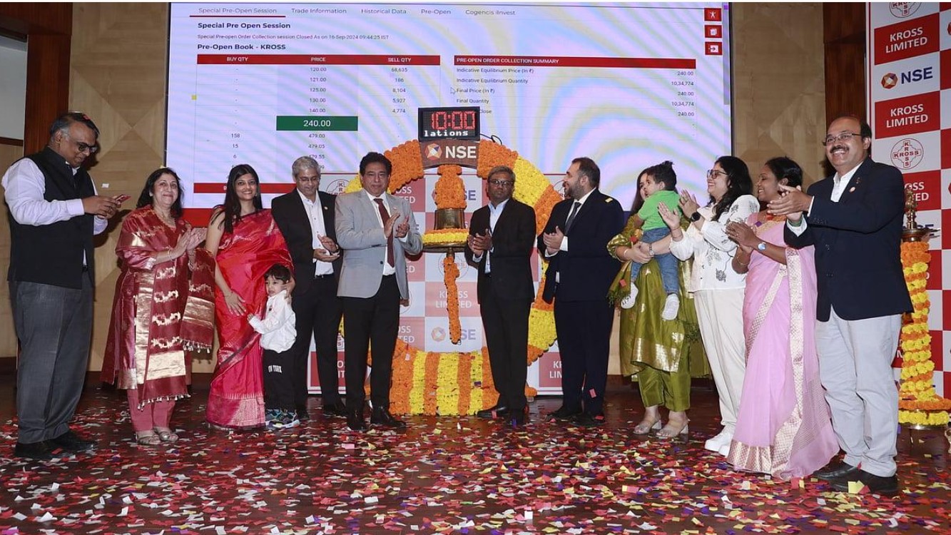 Representative image: an NSE listing ceremony